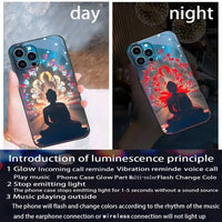 Glowing Calm Buddha Smart LED Cover (For iPhone) - Bear Hugs