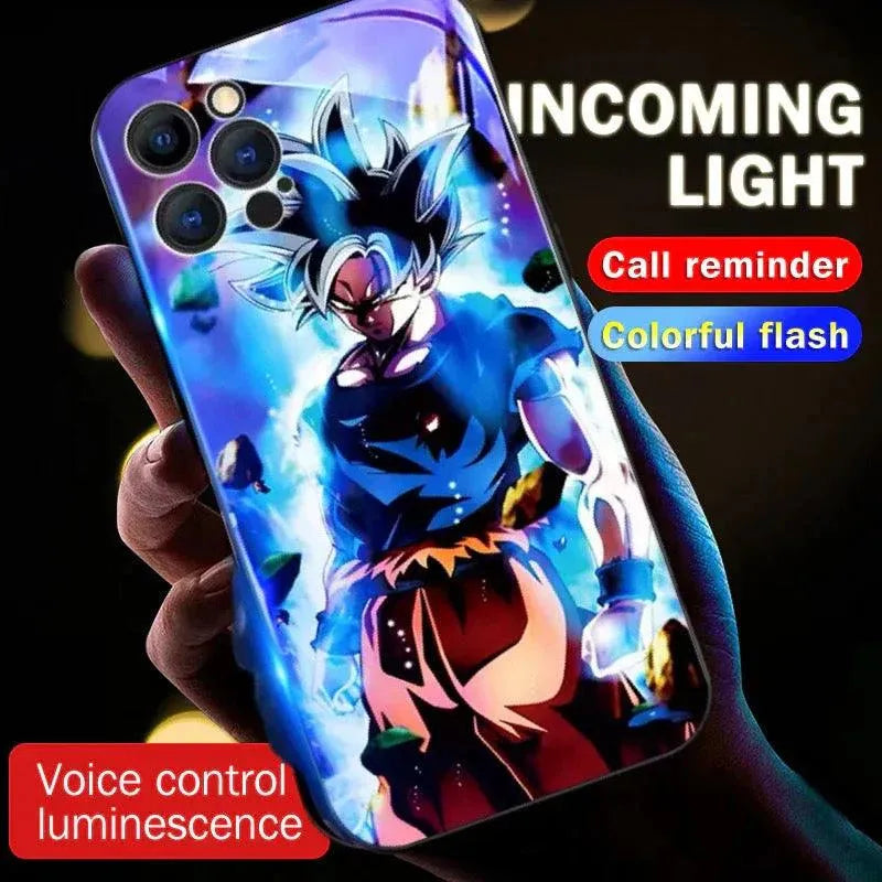 Glowing Dragon Ball Z Voice Controlled Smart LED Cover (For iPhone) - Bear Hugs