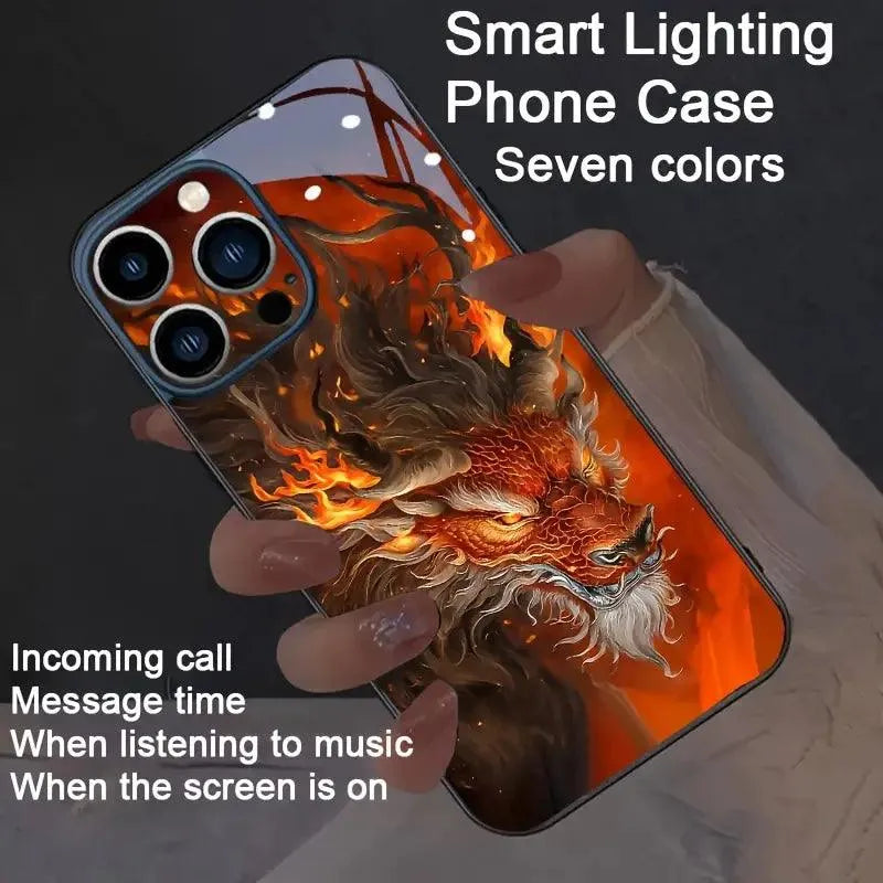 Glowing Dragon Smart Voice Controlled Cover (For iPhone) - Bear Hugs