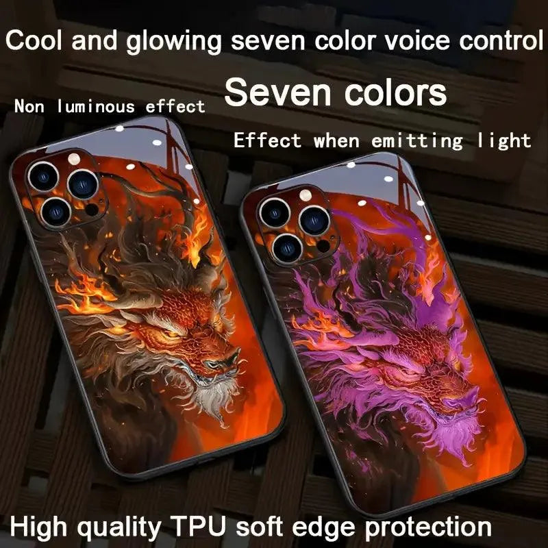 Glowing Dragon Smart Voice Controlled Cover (For iPhone) - Bear Hugs