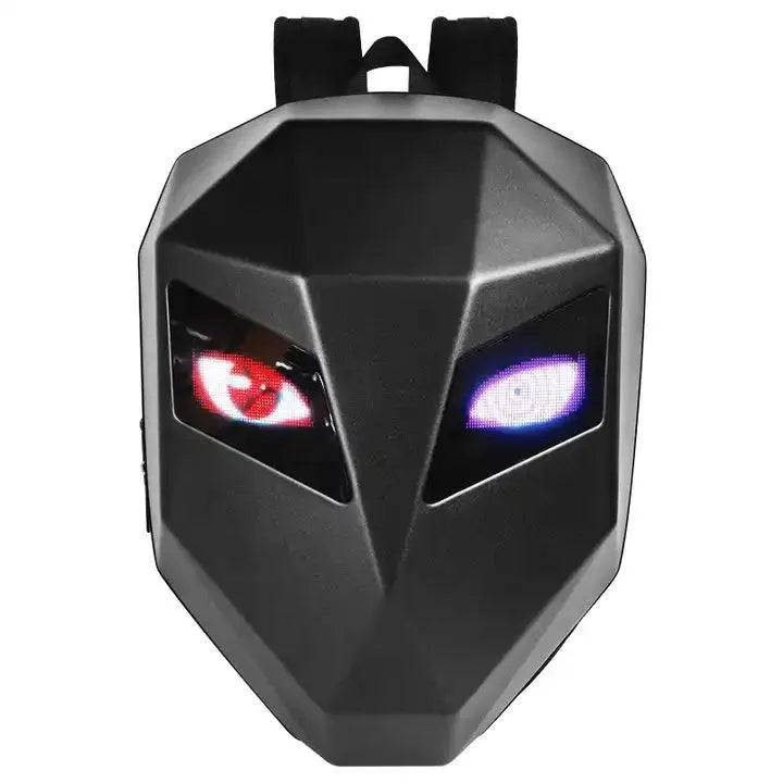 Glowing Eyes 3D LED Display Knight Backpack - Bear Hugs