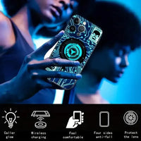 Glowing Futuristic Voice Controlled LED Case (For iPhone) - Bear Hugs