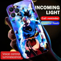 Glowing Goku Voice Controlled Smart LED Cover (For iPhone) - Bear Hugs