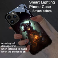 Glowing Halloween Theme Smart Voice Controlled Cover (For iPhone) - Bear Hugs