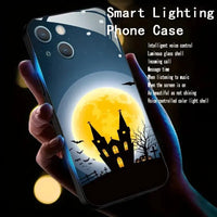 Glowing Halloween Theme Smart Voice Controlled Cover (For iPhone) - Bear Hugs