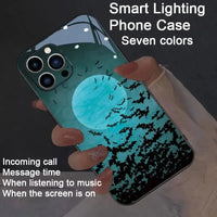 Glowing Halloween Theme Smart Voice Controlled Cover (For iPhone) - Bear Hugs