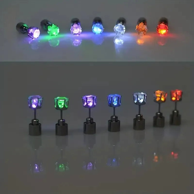 Glowing LED Earrings - Bear Hugs