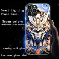 Glowing LED Transformers Smart Voice Controlled Cover (For iPhone) - Bear Hugs