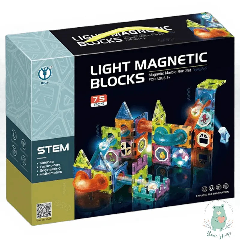 Glowing Magnetic Blocks - Bear Hugs