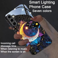 Glowing Moon and Stars Smart Cover (For Samsung) - Bear Hugs