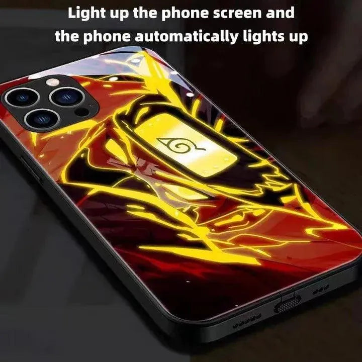 Glowing Naruto Flashing Smart LED Cover (For iPhone) - Bear Hugs