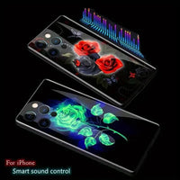 Glowing Rose Smart Voice Controlled Cover (For iPhone) - Bear Hugs