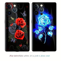 Glowing Rose Smart Voice Controlled Cover (For iPhone) - Bear Hugs