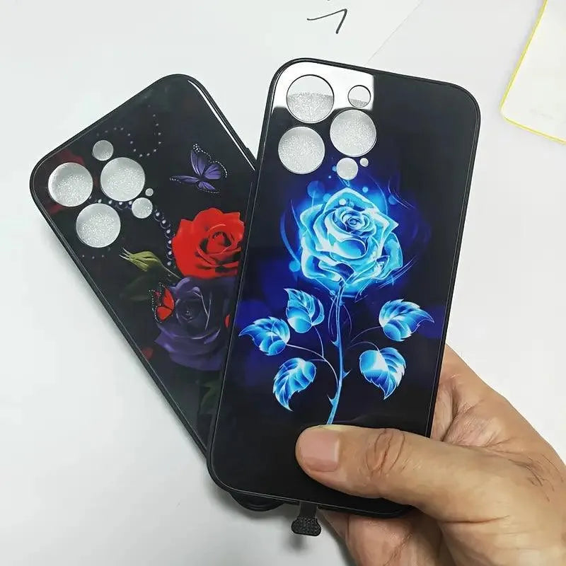 Glowing Rose Smart Voice Controlled Cover (For iPhone) - Bear Hugs