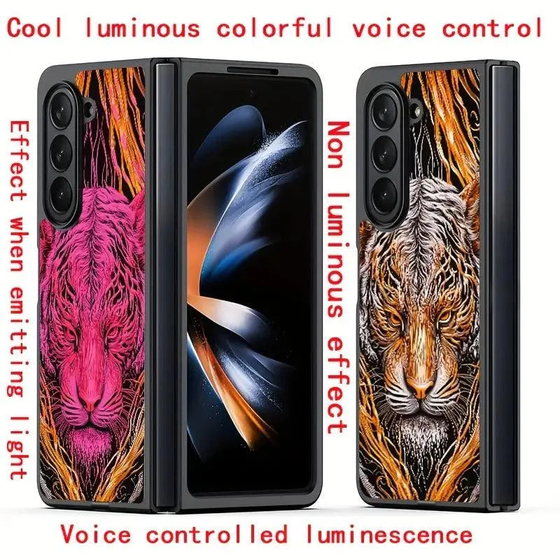 Glowing Tiger LED Smart Voice Controlled Cover (For iPhone) - Bear Hugs