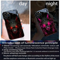 Glowing Wolf Smart Voice Controlled Cover (For iPhone) - Bear Hugs