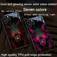 Glowing Wolf Smart Voice Controlled Cover (For Samsung) - Bear Hugs