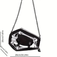 Gothic Coffin Shaped Bag - Bear Hugs