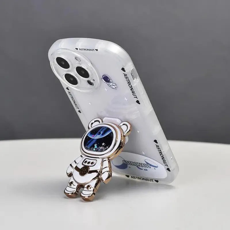 Graphic Printed Astronaut Case (For iPhone) - Bear Hugs