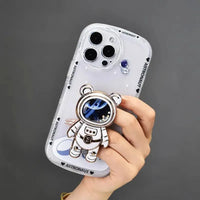 Graphic Printed Astronaut Case (For iPhone) - Bear Hugs