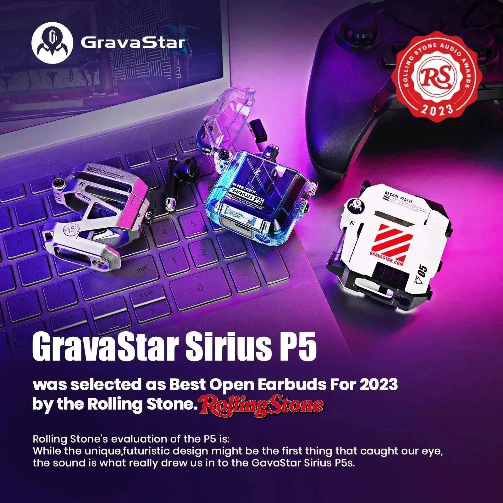 Gravastar Sirius store true wireless gaming earbuds