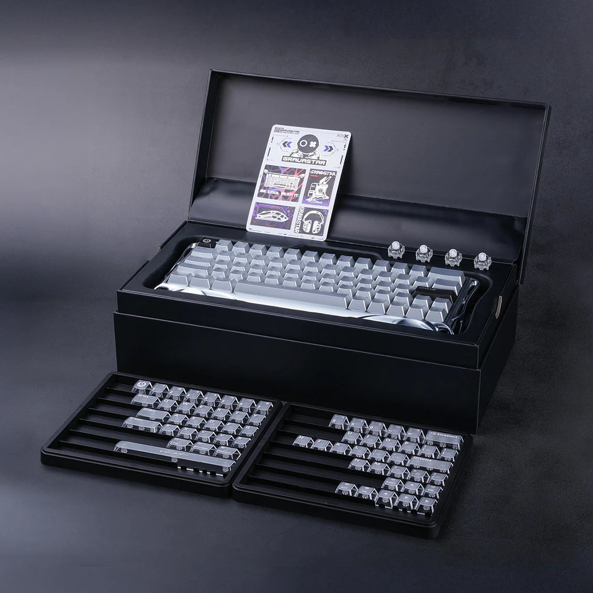 Gravastar Mercury V60 Pro Deluxe Dual Keycap Keyboard Set