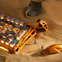 Gravastar Mercury K1 Pro Battle-Worn Yellow Keyboard