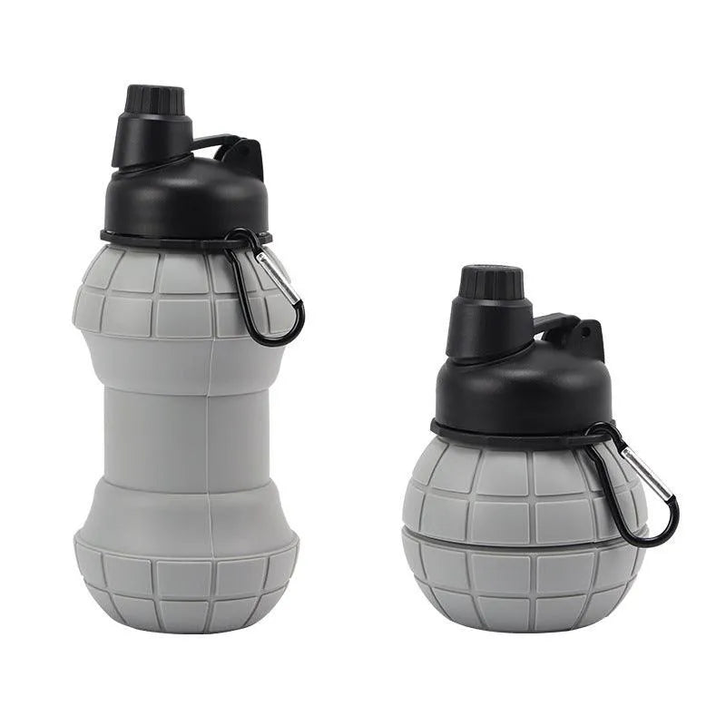 Grenade Silicon Folding Bottle (550 ml) - Bear Hugs