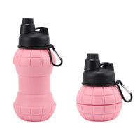 Grenade Silicon Folding Bottle (550 ml) - Bear Hugs