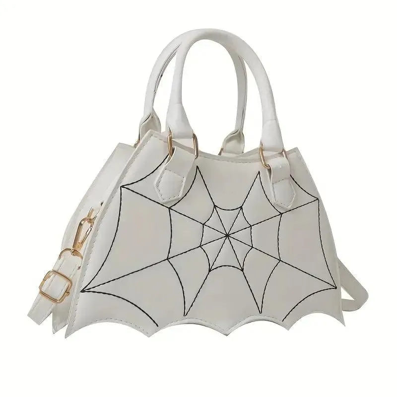 Halloween Bat & Spider Web Crossbody Bag - Bear Hugs