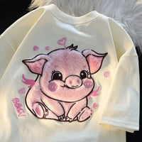 Happy Pig Fluffy Tee - Bear Hugs