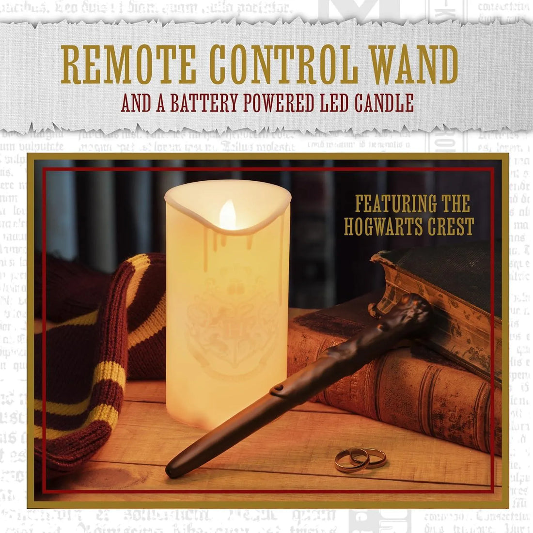 Harry Potter Wand Controlled Candle Night Light - Bear Hugs