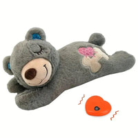 Heartbeat Sounds Bear and Puppy Plushie - Bear Hugs