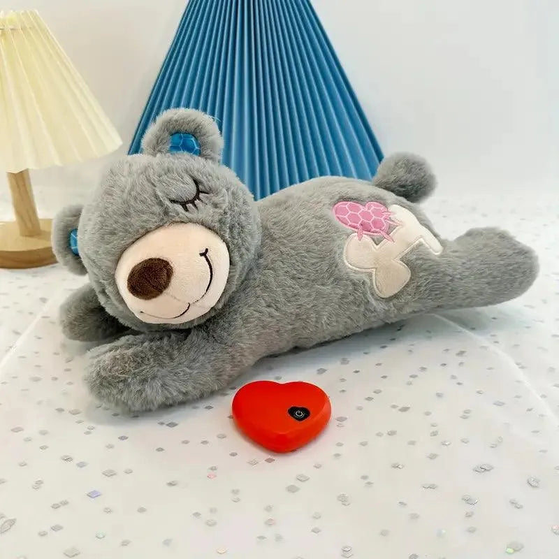 Heartbeat Sounds Bear and Puppy Plushie - Bear Hugs