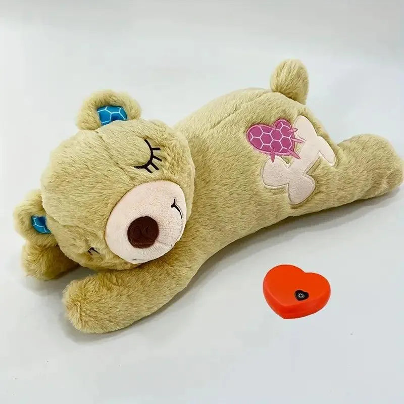 Heartbeat Sounds Bear and Puppy Plushie - Bear Hugs