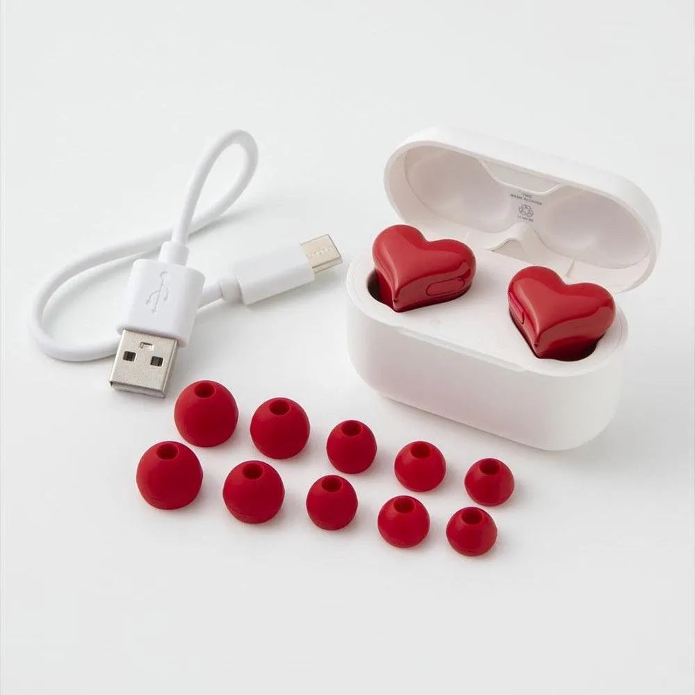 Heartbuds Bluetooth Wireless Heart Shaped Earphones - Bear Hugs