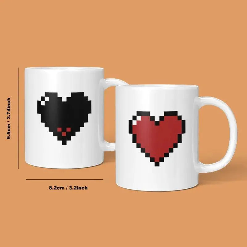 Heat Sensitive Colour Changing Ceramic Mugs - Bear Hugs