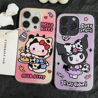 Hello Kitty and Kuromi Cosplay Phone Case (For iPhones) - Bear Hugs