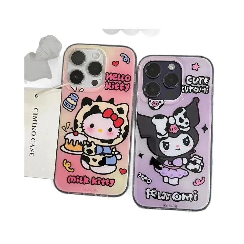 Hello Kitty and Kuromi Cosplay Phone Case (For iPhones) - Bear Hugs