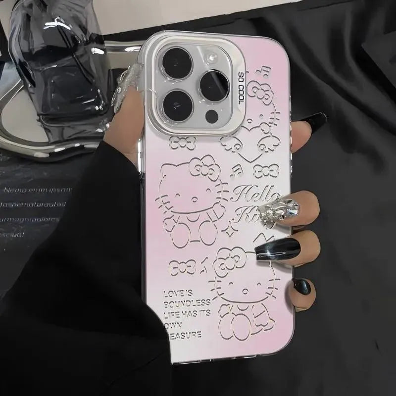 Hello Kitty and Kuromi Vibe Phone Case (For iPhones) - Bear Hugs