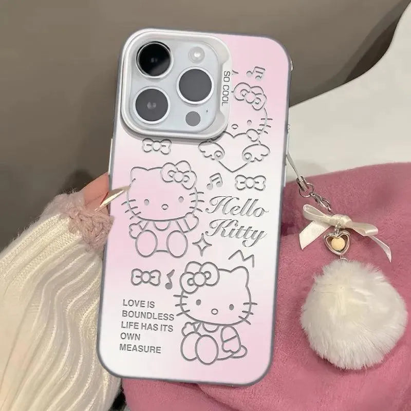 Hello Kitty and Kuromi Vibe Phone Case (For iPhones) - Bear Hugs