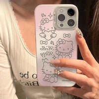 Hello Kitty and Kuromi Vibe Phone Case (For iPhones) - Bear Hugs