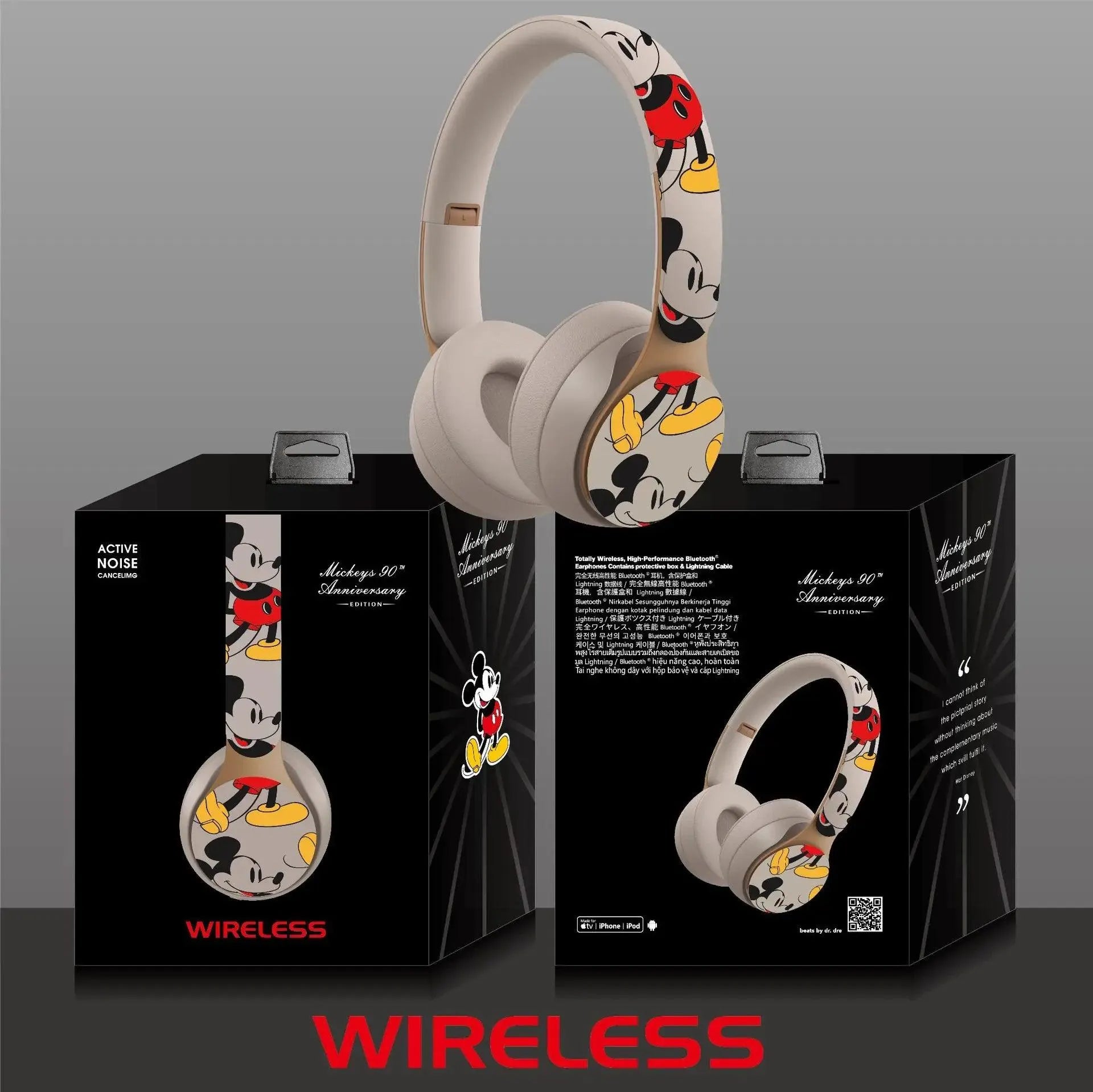 Hello Kitty and Mickey Solo Pro Wireless Headphones - Bear Hugs