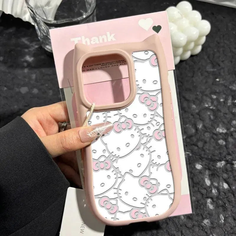 Hello Kitty Cat Ears Phone Case (For iPhones) - Bear Hugs