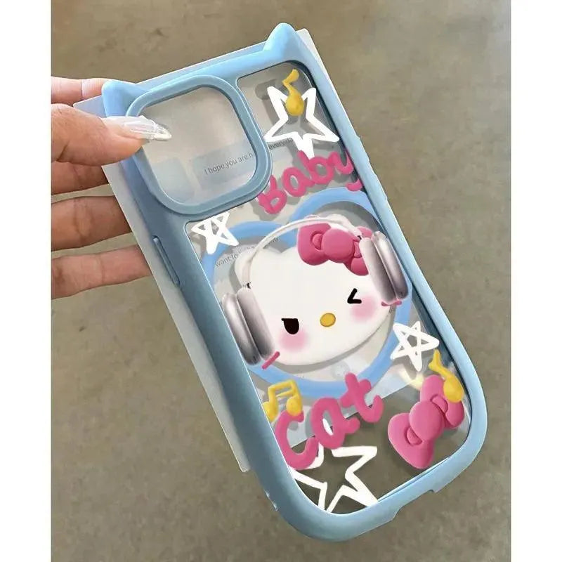 Hello Kitty Cat Ears Phone Case (For iPhones) - Bear Hugs