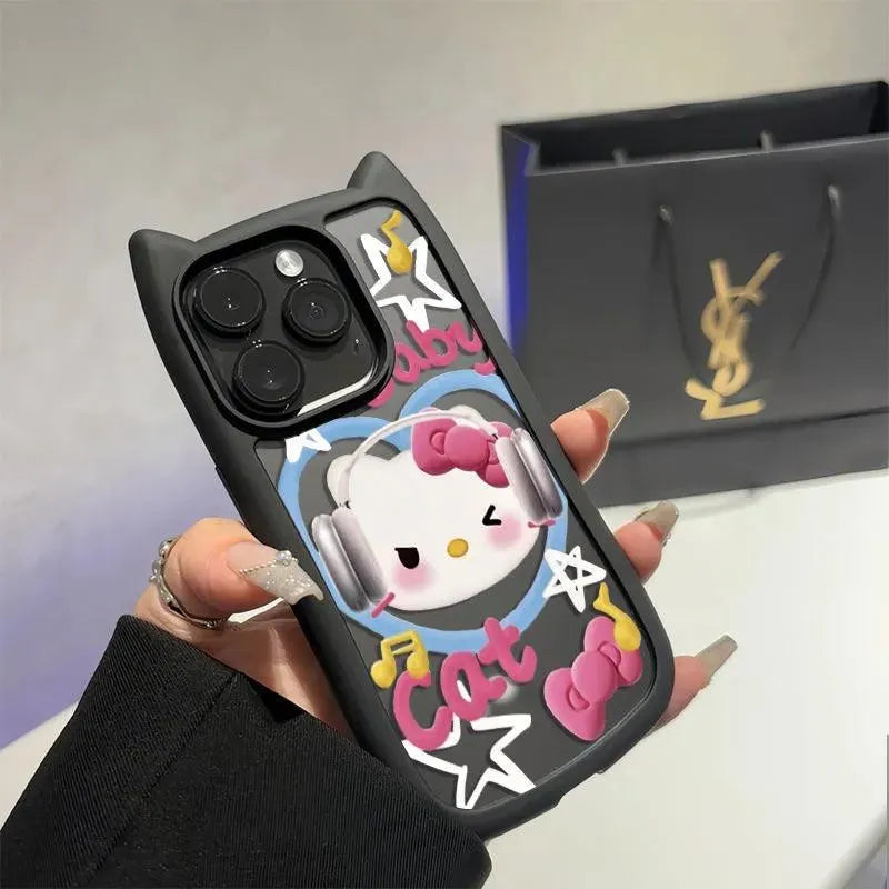 Hello Kitty Cat Ears Phone Case (For iPhones) - Bear Hugs