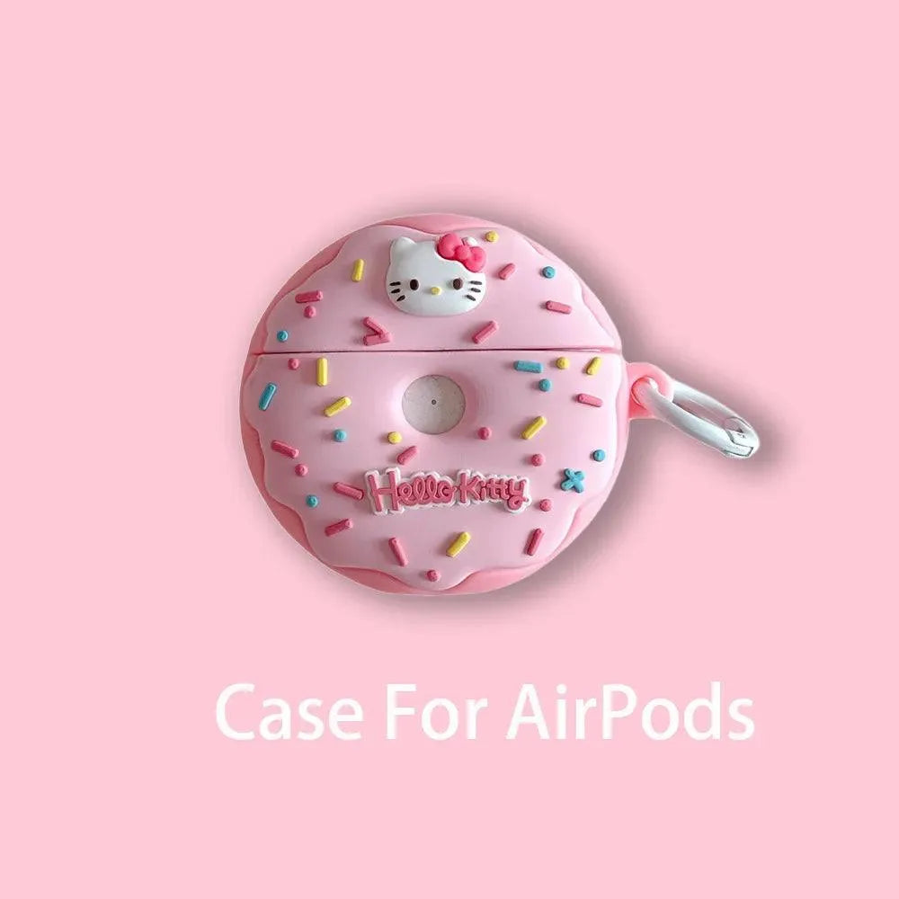 Hello Kitty Donut Protective Case (For Airpods) - Bear Hugs