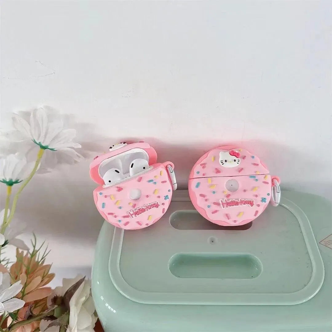 Hello Kitty Donut Protective Case (For Airpods) - Bear Hugs