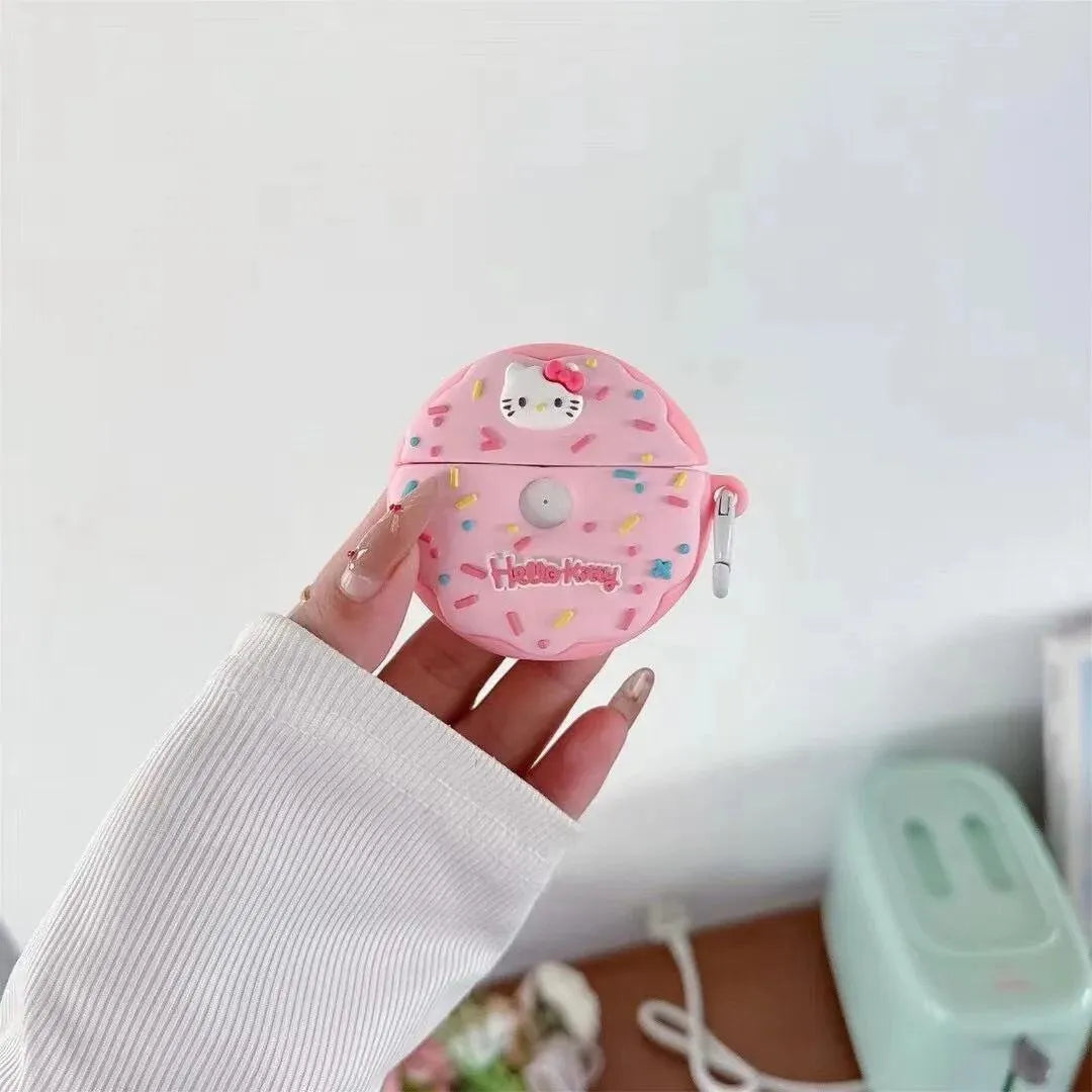 Hello Kitty Donut Protective Case (For Airpods) - Bear Hugs