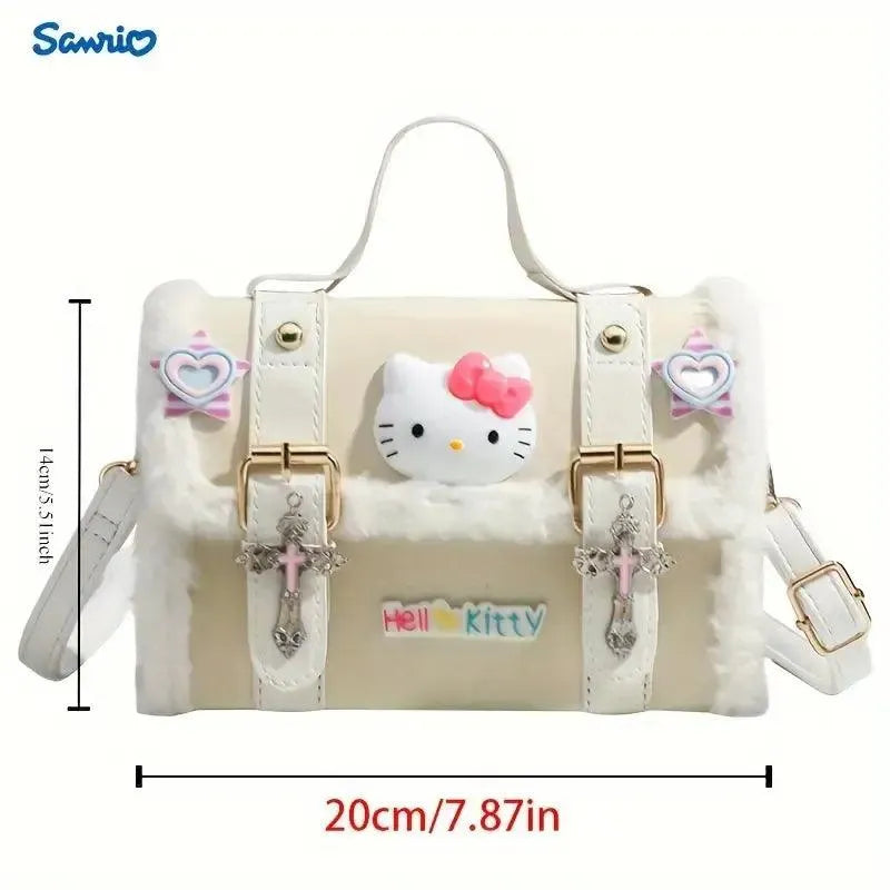 Hello Kitty Faux Fur Luxe Shoulder Bag - Bear Hugs